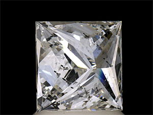 Foto Diamante Natural 1.71 quilates, Princesa , Color H, claridad SI2 y certificado GIA de
