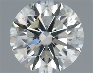 Foto Diamante Natural 0.75 quilates, Redondo , Color K, claridad SI2 y certificado GIA de