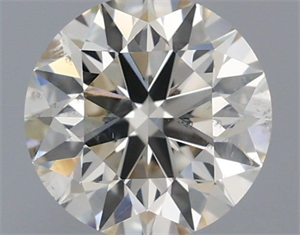 Picture of Natural Diamond 0.70 Carats, Round with Excellent Cut, K Color, SI2 Clarity and Certified by IGI