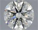 Natural Diamond 0.76 Carats, Round with Very Good Cut, K Color, SI2 Clarity and Certified by IGI