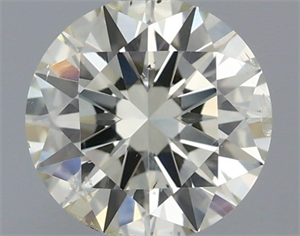 Picture of Natural Diamond 0.70 Carats, Round with Excellent Cut, L Color, SI2 Clarity and Certified by IGI