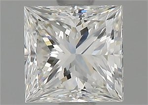 Picture of Natural Diamond 0.90 Carats, Princess with  Cut, H Color, VS1 Clarity and Certified by GIA