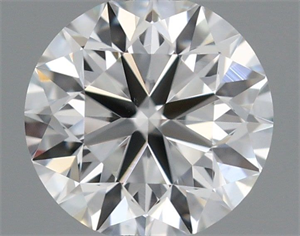 Picture of Natural Diamond 0.40 Carats, Round with Very Good Cut, I Color, VVS2 Clarity and Certified by GIA
