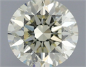 Natural Diamond 0.70 Carats, Round with Very Good Cut, N Color, SI2 Clarity and Certified by IGI