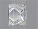 Natural Diamond 0.29 Carats, Princess with  Cut, E Color, VVS2 Clarity and Certified by GIA