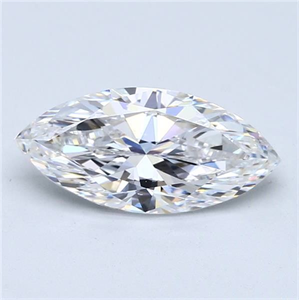 Picture of Natural Diamond 3.00 Carats, Marquise with  Cut, F Color, IF Clarity and Certified by GIA