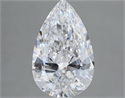 Natural Diamond 2.40 Carats, Pear with  Cut, D Color, VS1 Clarity and Certified by GIA