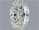 Natural Diamond 0.51 Carats, Oval with  Cut, H Color, VS1 Clarity and Certified by IGI