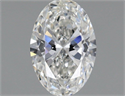 Natural Diamond 0.71 Carats, Oval with  Cut, G Color, VVS1 Clarity and Certified by GIA