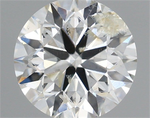 Picture of Natural Diamond 0.90 Carats, Round with Excellent Cut, H Color, I1 Clarity and Certified by IGI