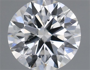 Foto Diamante Natural 0.58 quilates, Redondo , Color E, claridad SI1 y certificado IGI de