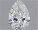 Natural Diamond 0.57 Carats, Pear with  Cut, I Color, VS2 Clarity and Certified by GIA