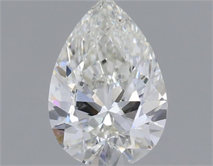 Picture of Natural Diamond 0.57 Carats, Pear with  Cut, I Color, VS2 Clarity and Certified by GIA