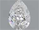 Natural Diamond 0.52 Carats, Pear with  Cut, I Color, IF Clarity and Certified by GIA