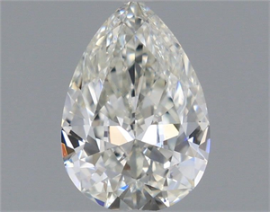 Picture of Natural Diamond 0.54 Carats, Pear with  Cut, I Color, VVS1 Clarity and Certified by GIA