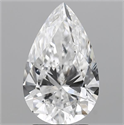 Natural Diamond 3.03 Carats, Pear with  Cut, E Color, SI1 Clarity and Certified by GIA