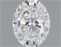 Natural Diamond 0.41 Carats, Oval with  Cut, E Color, VVS2 Clarity and Certified by GIA