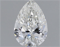 Diamante Natural 0.50 quilates, De pera , Color I, claridad VS1 y certificado GIA