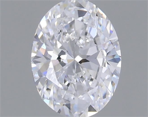 Picture of Natural Diamond 0.40 Carats, Oval with  Cut, D Color, VS2 Clarity and Certified by GIA