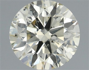Picture of Natural Diamond 0.95 Carats, Round with Very Good Cut, L Color, SI2 Clarity and Certified by IGI