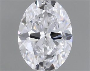 Picture of Natural Diamond 0.43 Carats, Oval with  Cut, D Color, VS1 Clarity and Certified by GIA