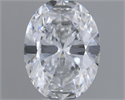Natural Diamond 0.40 Carats, Oval with  Cut, E Color, VVS1 Clarity and Certified by GIA