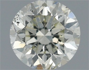 Picture of Natural Diamond 0.91 Carats, Round with Very Good Cut, J Color, SI2 Clarity and Certified by IGI