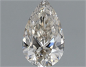 Natural Diamond 0.54 Carats, Pear with  Cut, I Color, SI2 Clarity and Certified by IGI