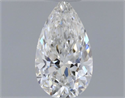 Diamante Natural 0.41 quilates, De pera , Color G, claridad SI1 y certificado GIA