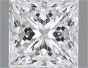 Diamante Natural 0.51 quilates, Princesa , Color H, claridad IF y certificado GIA