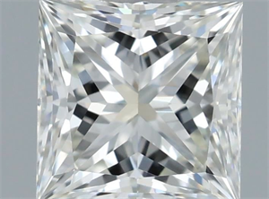 Picture of Natural Diamond 0.70 Carats, Princess with  Cut, H Color, VVS1 Clarity and Certified by IGI