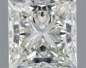 Picture of Natural Diamond 1.01 Carats, Princess with  Cut, H Color, IF Clarity and Certified by IGI