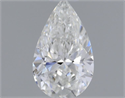 Natural Diamond 0.32 Carats, Pear with  Cut, F Color, IF Clarity and Certified by GIA