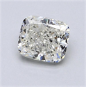 Diamante Natural 1.03 quilates, Del cojín , Color J, claridad SI2 y certificado GIA