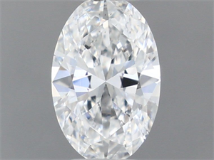 Picture of Natural Diamond 0.31 Carats, Oval with  Cut, E Color, SI1 Clarity and Certified by GIA