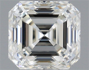 Foto Diamante Natural 1.03 quilates, Asscher , Color J, claridad VVS1 y certificado GIA de
