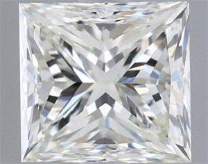 Picture of Natural Diamond 1.20 Carats, Princess with  Cut, H Color, VS1 Clarity and Certified by HRD