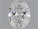 Natural Diamond 1.01 Carats, Oval with  Cut, F Color, I1 Clarity and Certified by GIA