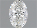 Natural Diamond 0.40 Carats, Oval with  Cut, H Color, IF Clarity and Certified by GIA