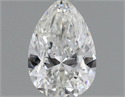 Diamante Natural 0.50 quilates, De pera , Color F, claridad VVS1 y certificado GIA