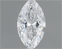 Natural Diamond 0.40 Carats, Marquise with  Cut, F Color, SI2 Clarity and Certified by GIA