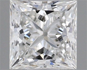 Foto Diamante Natural 0.32 quilates, Princesa , Color F, claridad VVS1 y certificado GIA de