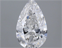 Diamante Natural 0.50 quilates, De pera , Color F, claridad I1 y certificado GIA