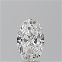 Natural Diamond 2.50 Carats, Oval with  Cut, F Color, VVS2 Clarity and Certified by GIA
