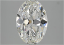 Diamante Natural 3.01 quilates, Ovalado , Color G, claridad VVS2 y certificado GIA