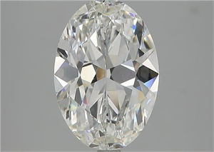 Foto Diamante Natural 3.01 quilates, Ovalado , Color G, claridad VVS2 y certificado GIA de
