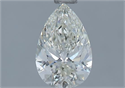 Natural Diamond 0.90 Carats, Pear with  Cut, J Color, SI2 Clarity and Certified by GIA