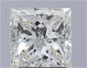 Diamante Natural 2.05 quilates, Princesa , Color I, claridad VVS1 y certificado HRD