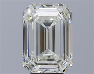 Foto Diamante Natural 6.01 quilates, Esmeralda , Color I, claridad VS2 y certificado HRD de