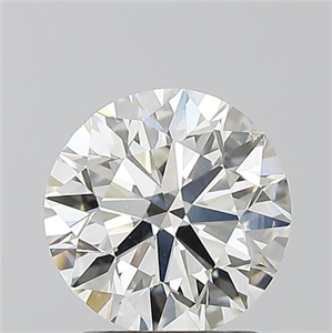 Foto Diamante Natural 1.70 quilates, Redondo , Color H, claridad SI1 y certificado HRD de
